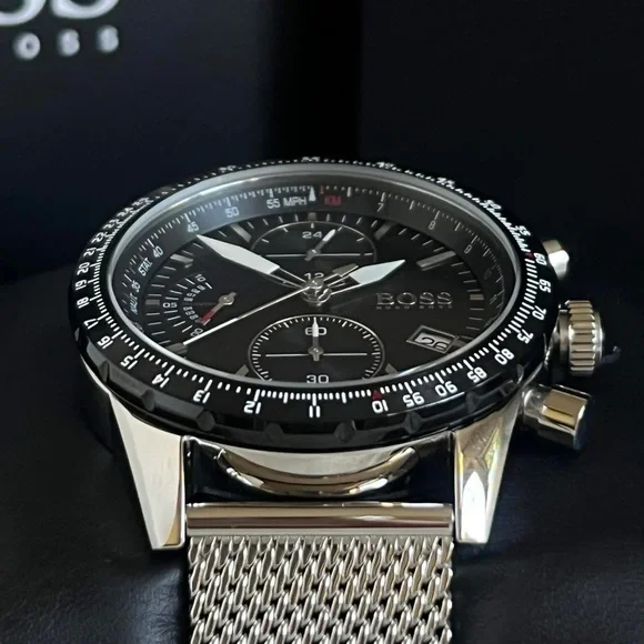 HB1513886 - Hugo Boss Men’s Pilot Edition Chronograph Watch - Picture 5 of 12